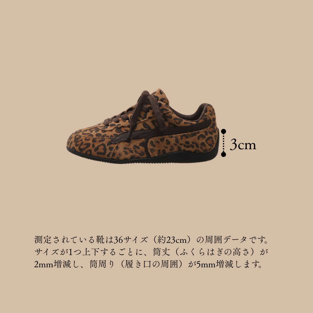 Leather Platform Trainer Shoes N185