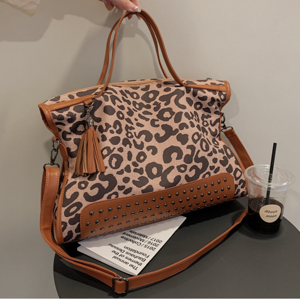 Tote Bag with Tassel Detail N182