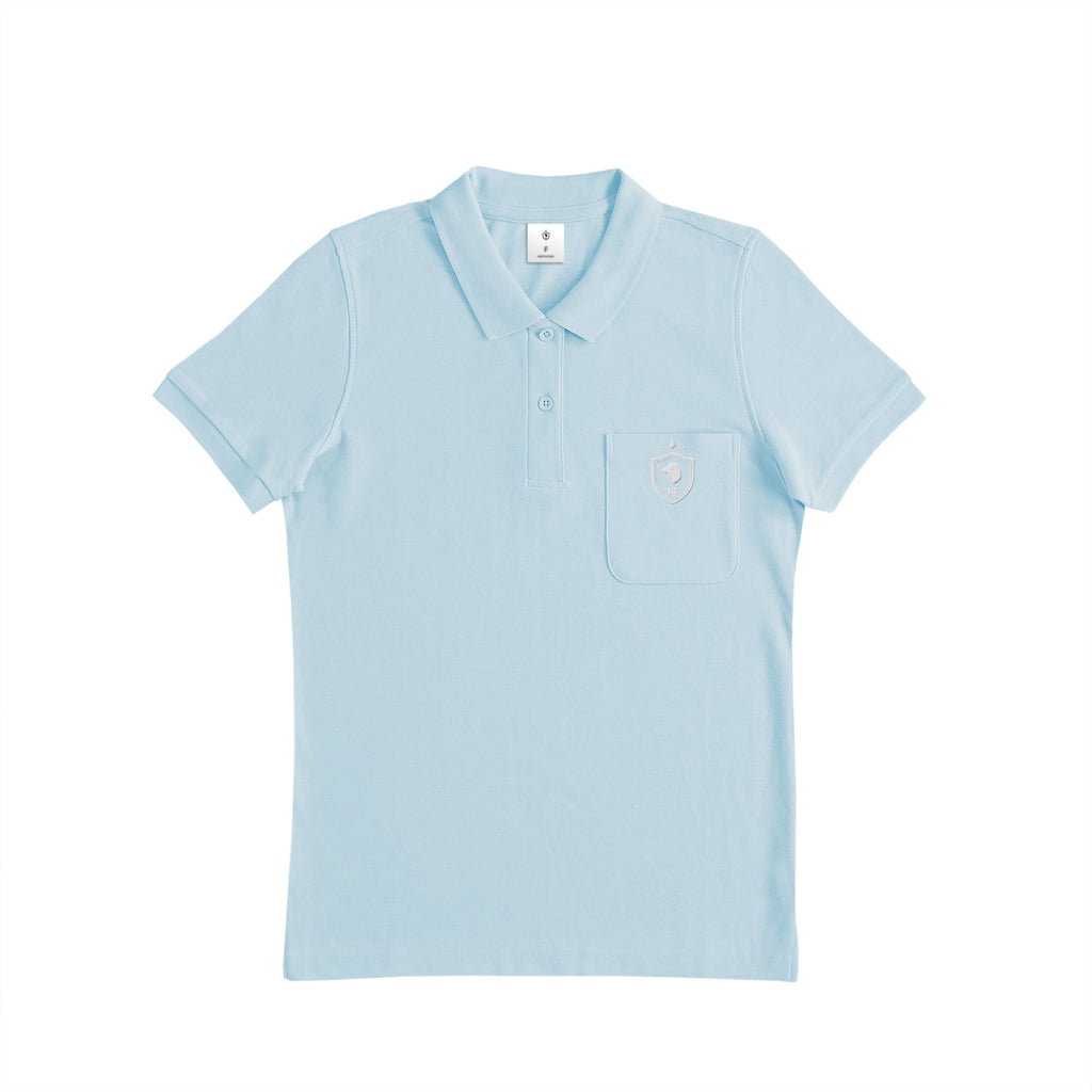 Crest Club Polo Shirt light-blue image