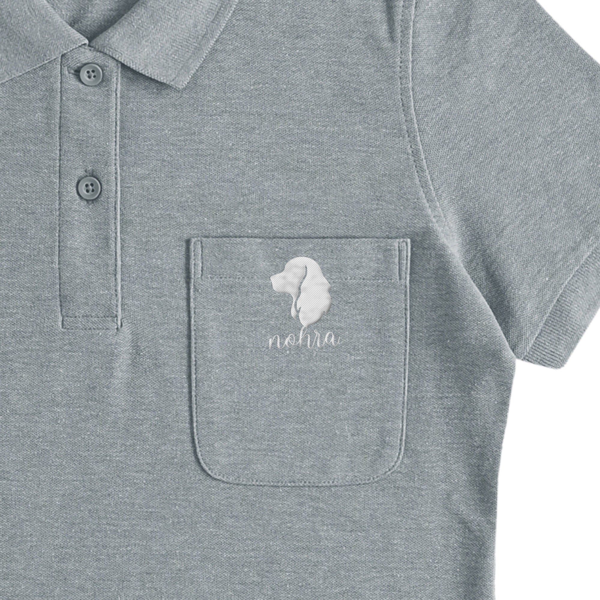 Cavalier Pocket Polo heather-gray image