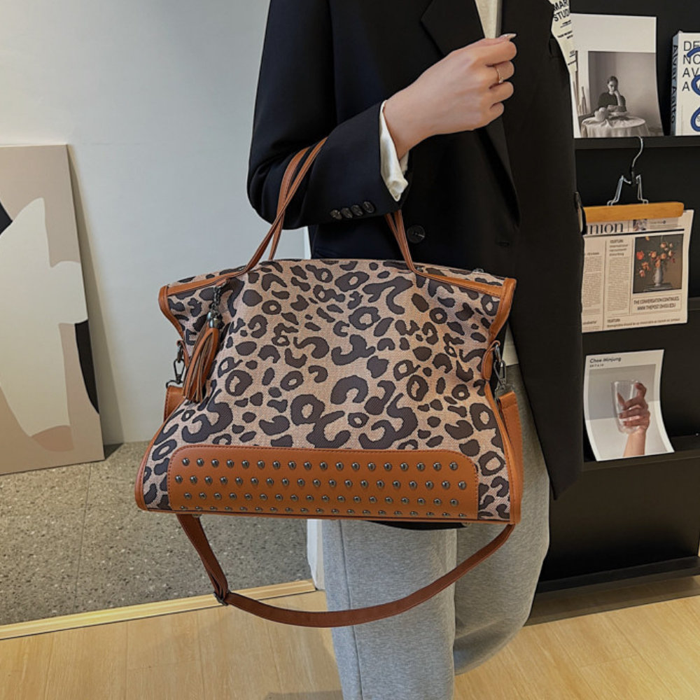 Tote Bag with Tassel Detail N182