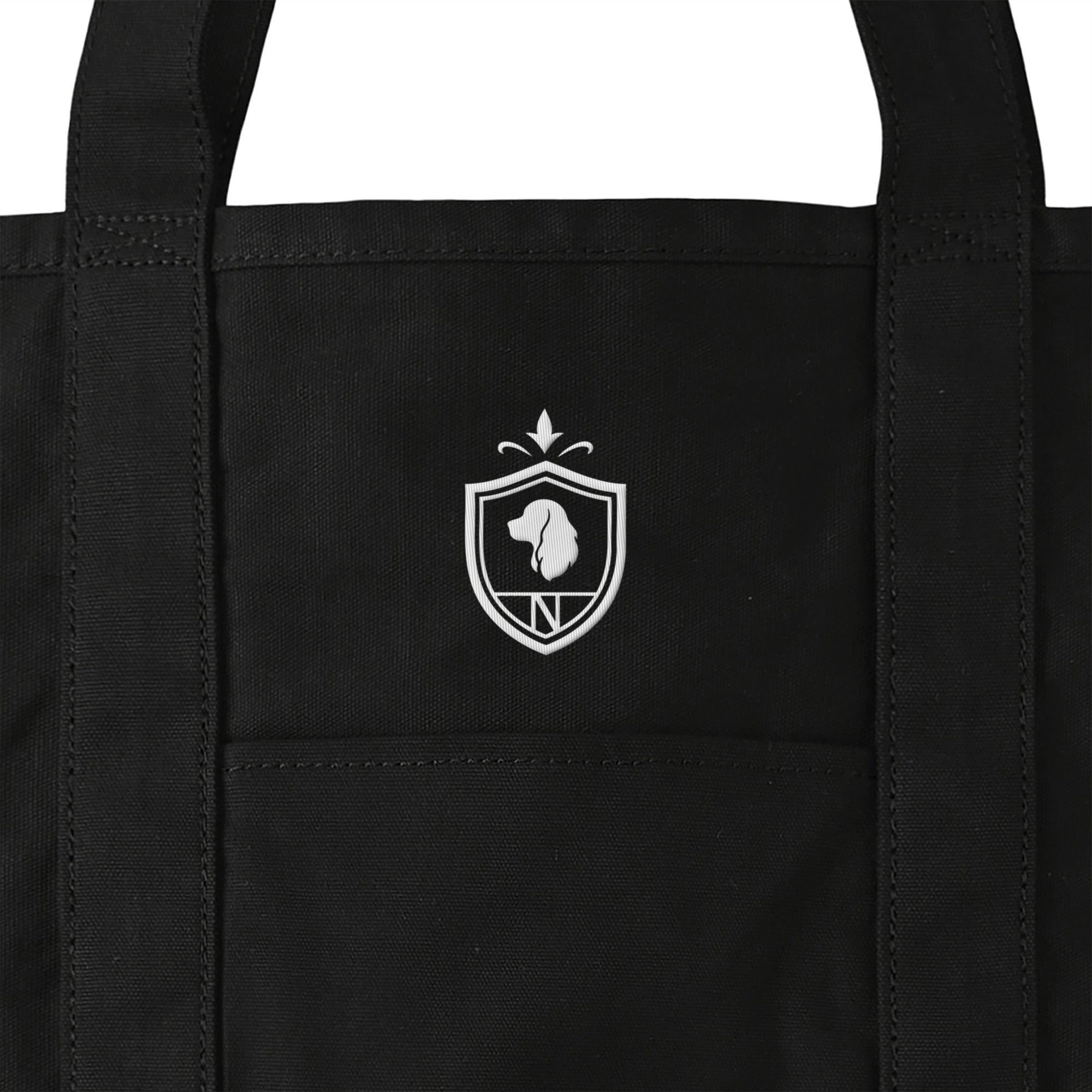 Crest Daily Tote Bag black image
