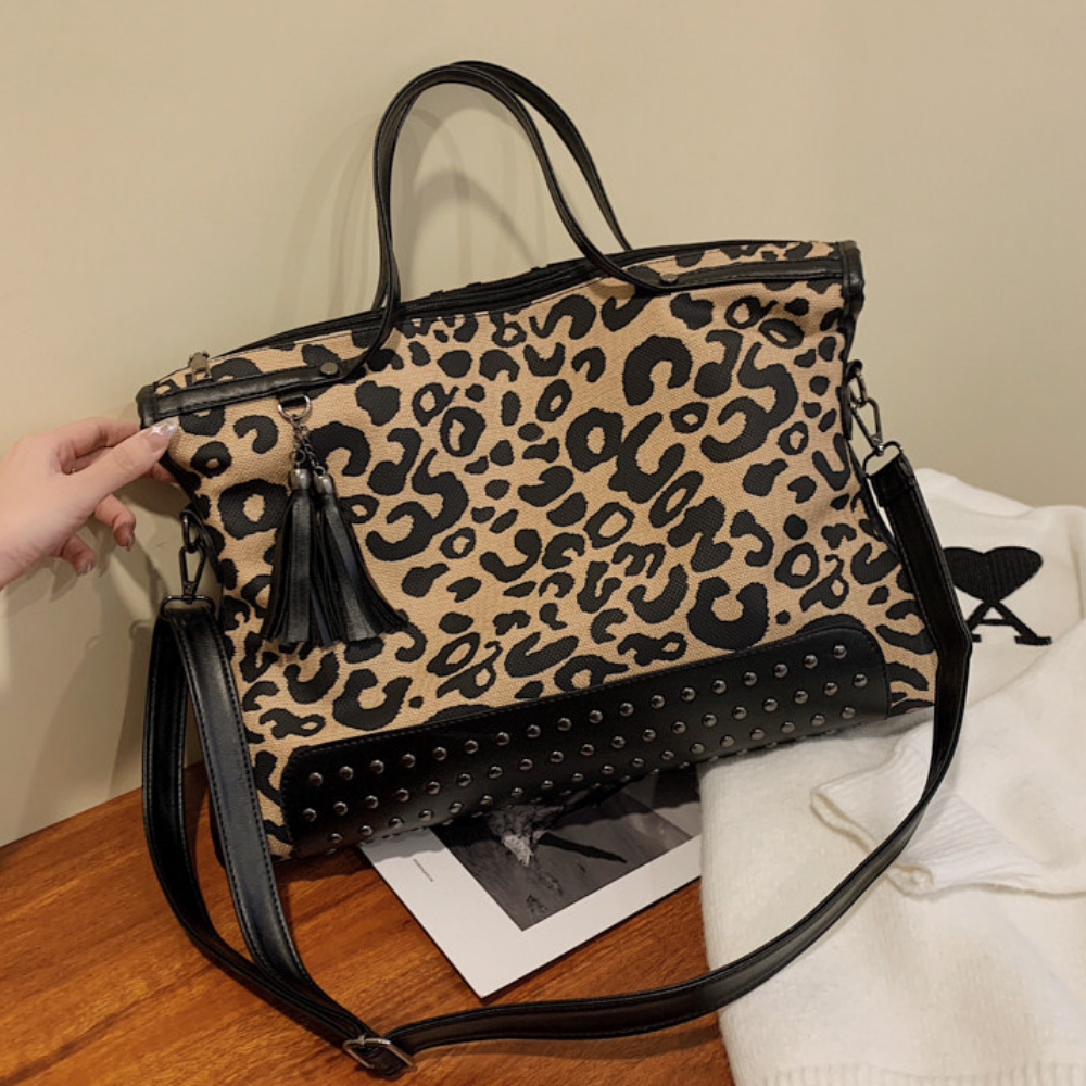 Tote Bag with Tassel Detail N182