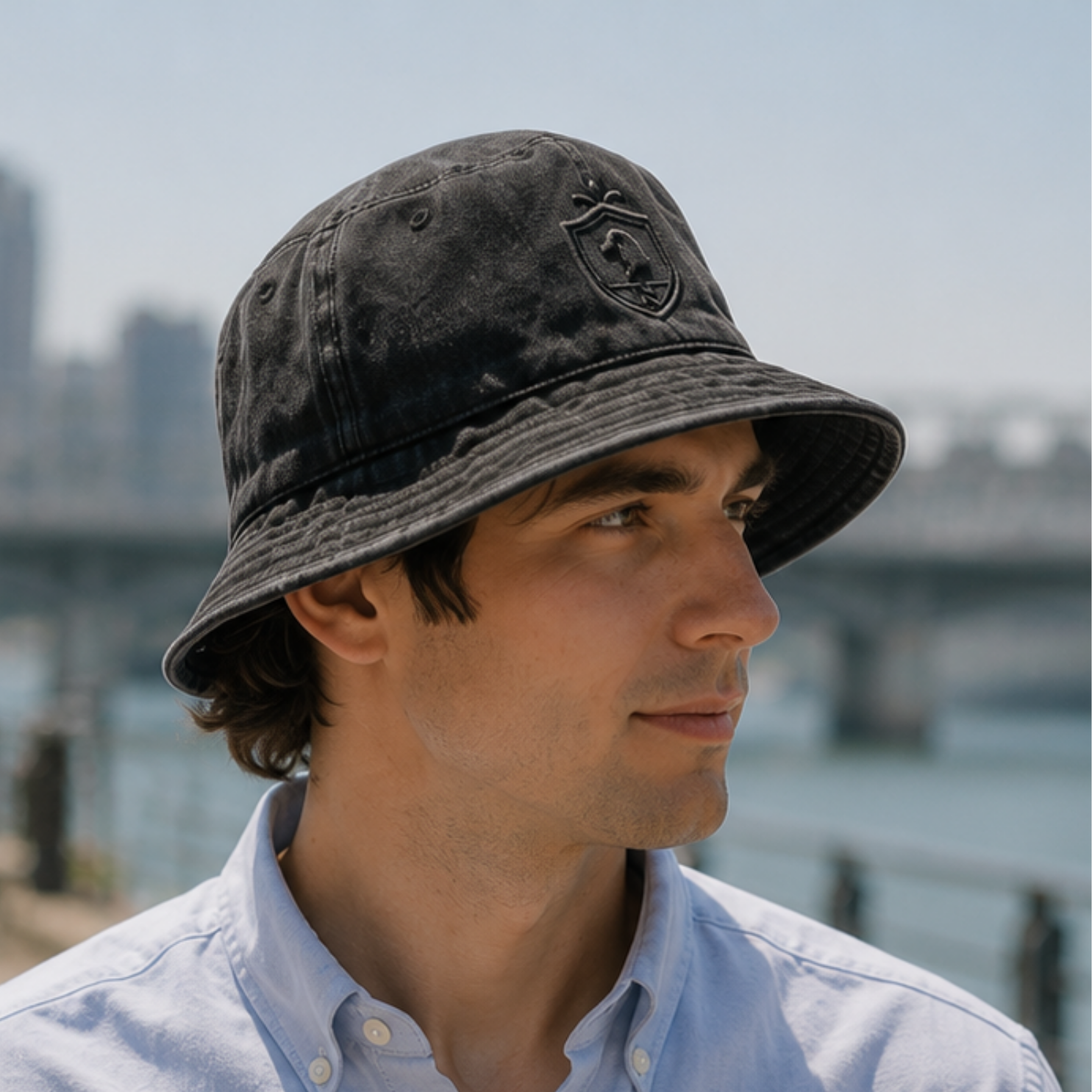 Denim Bucket Hat