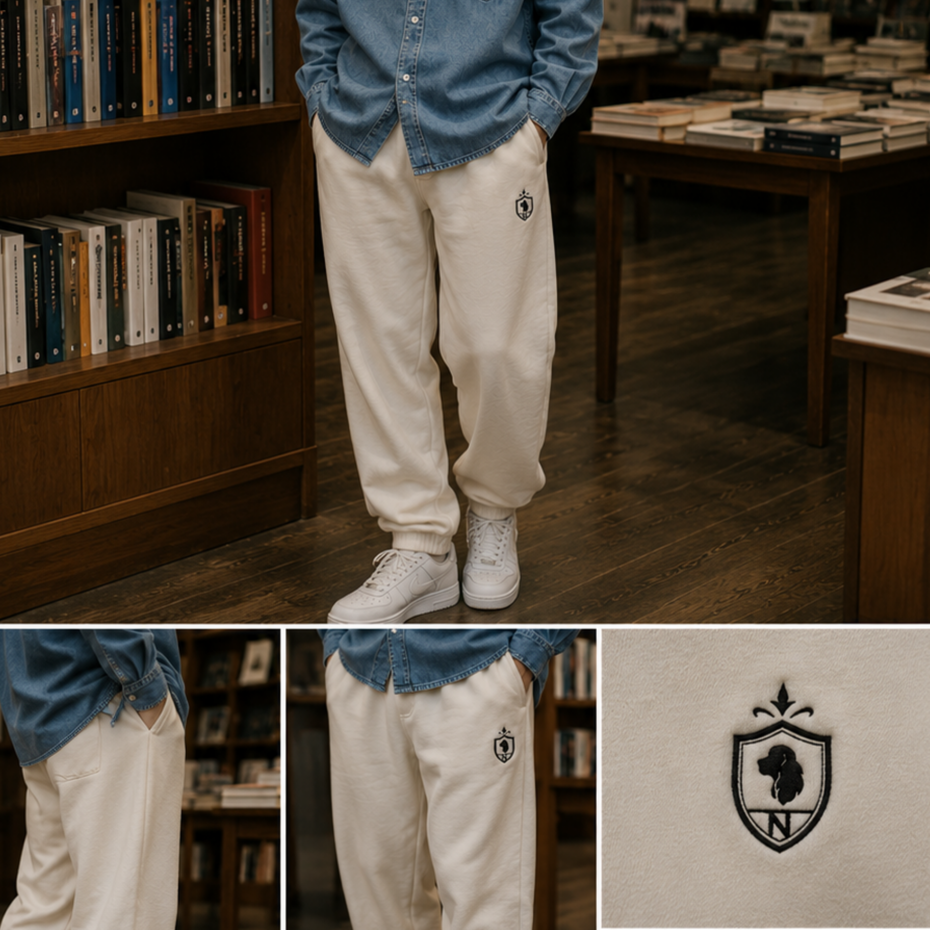 Textured Jogger Pants