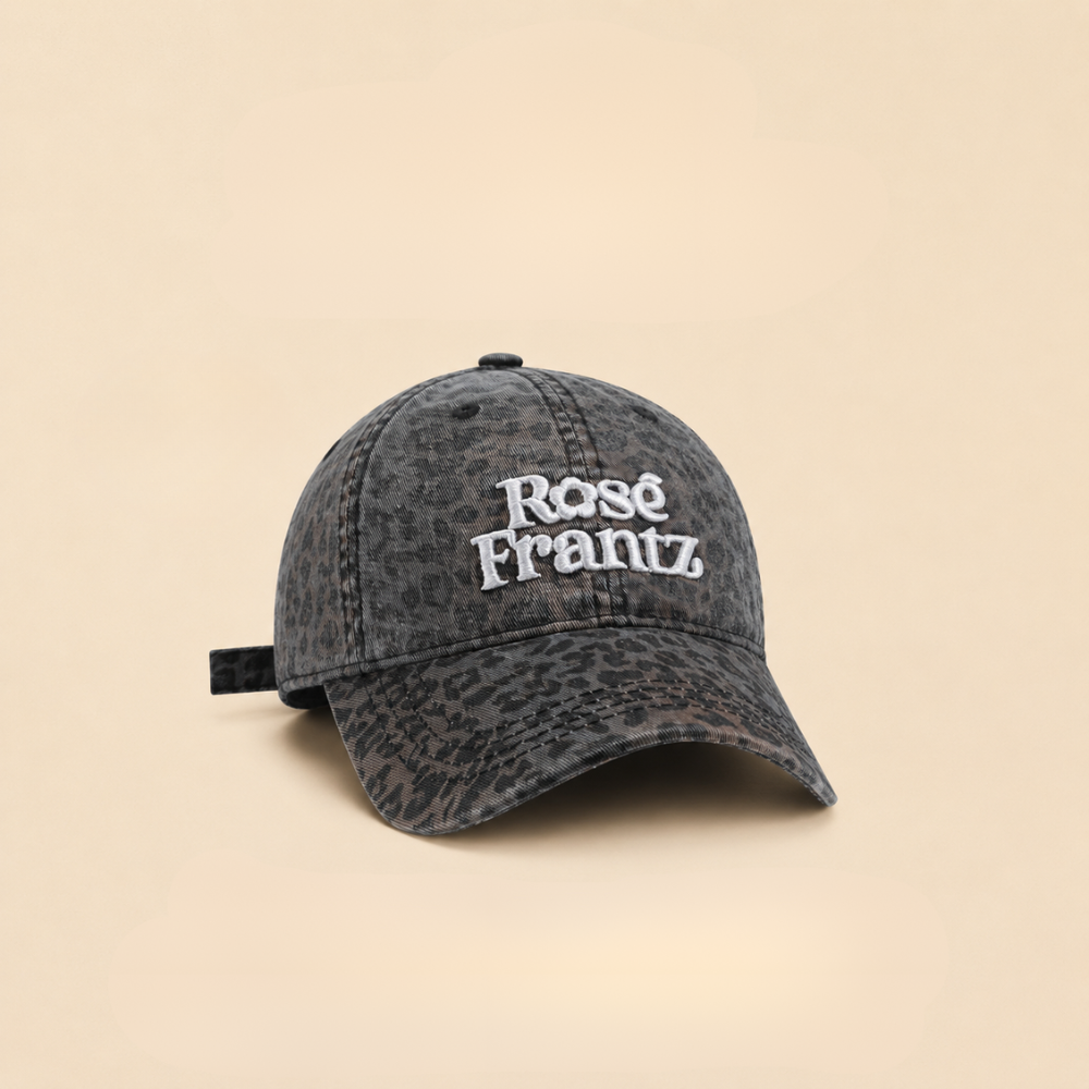 Urban Leopard Embroidery Cap　N198