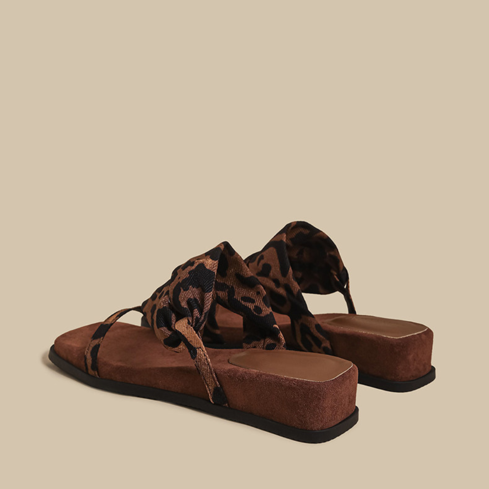 Noir Twist Sandals  N116