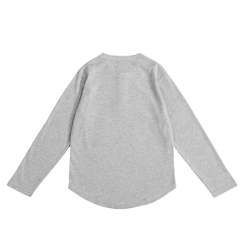Waffle Henley L/S  gray image