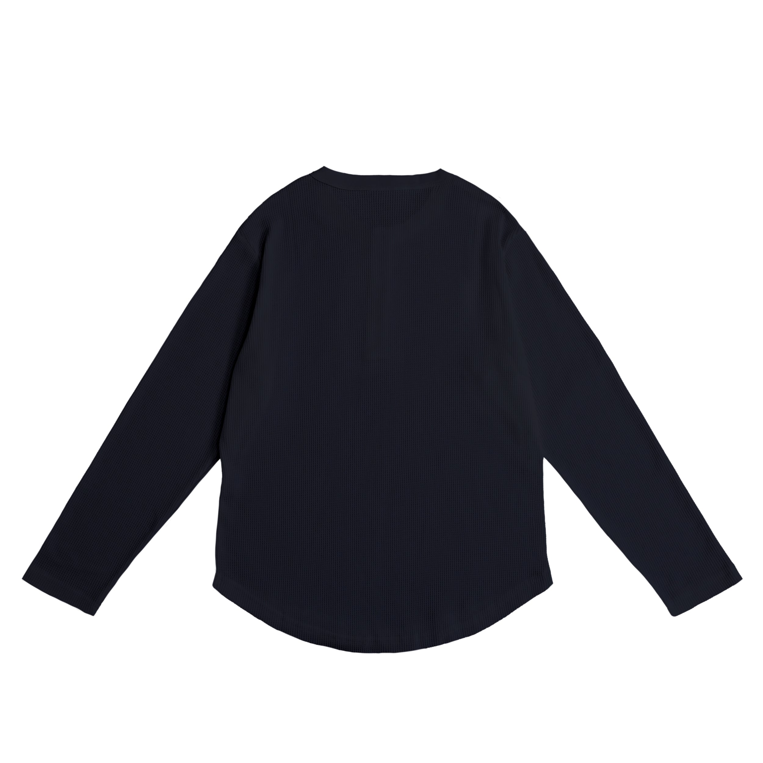 Waffle Henley L/S  navy image