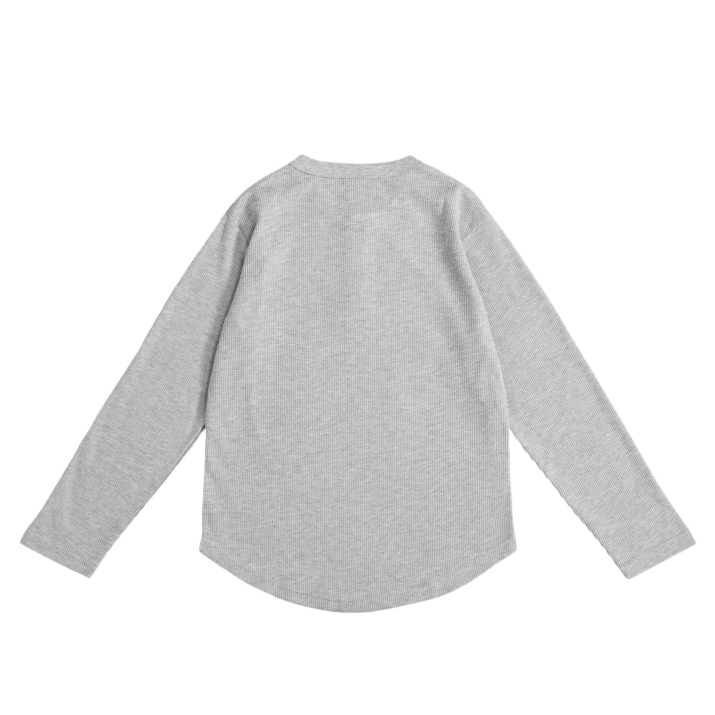 Waffle Henley L/S gray image