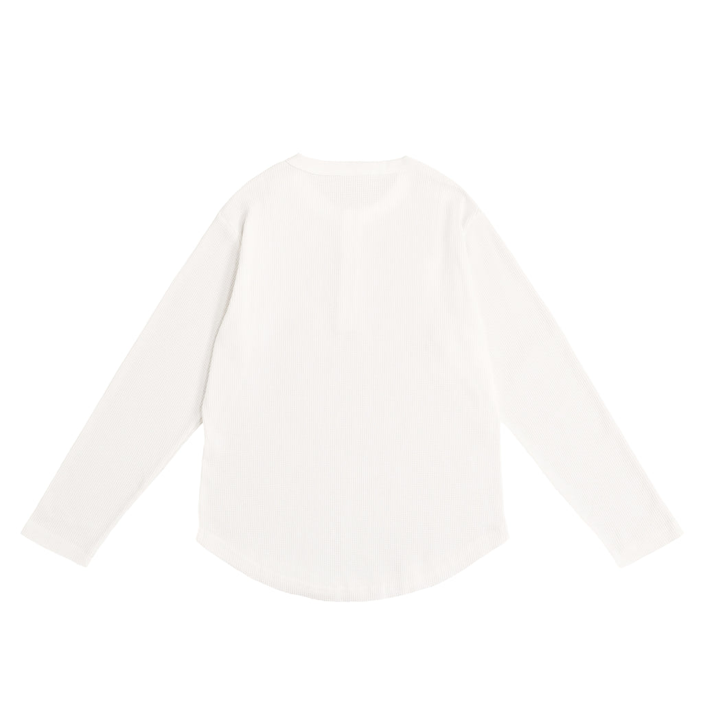 Waffle Henley L/S white image