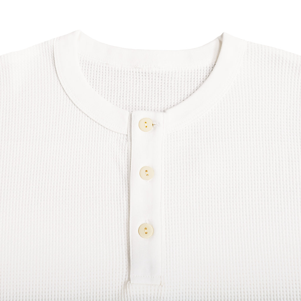 Waffle Henley L/S white image