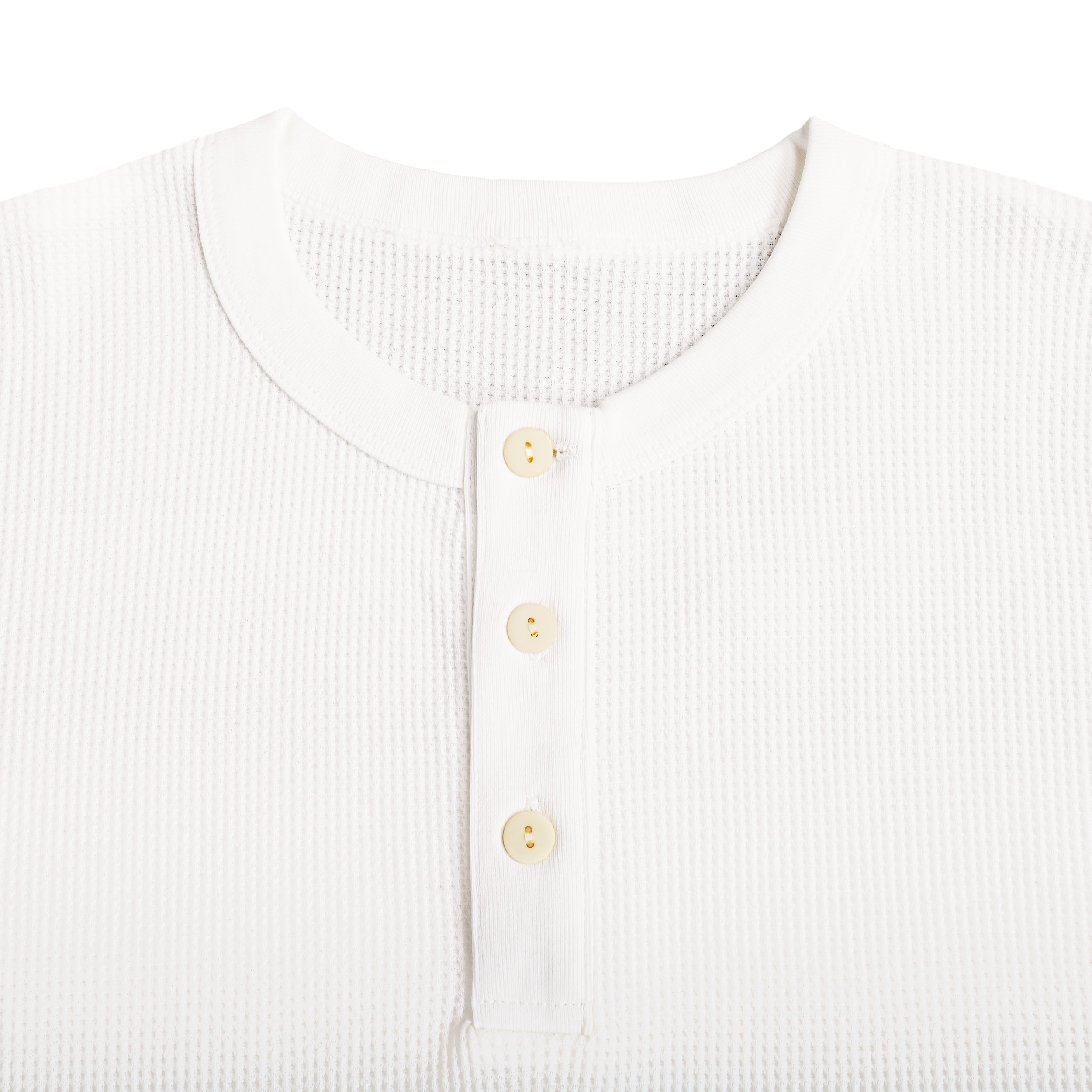 Waffle Henley L/S white image