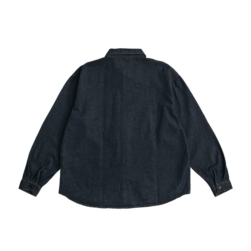 Washed Denim Shirt【3color】 indigo image
