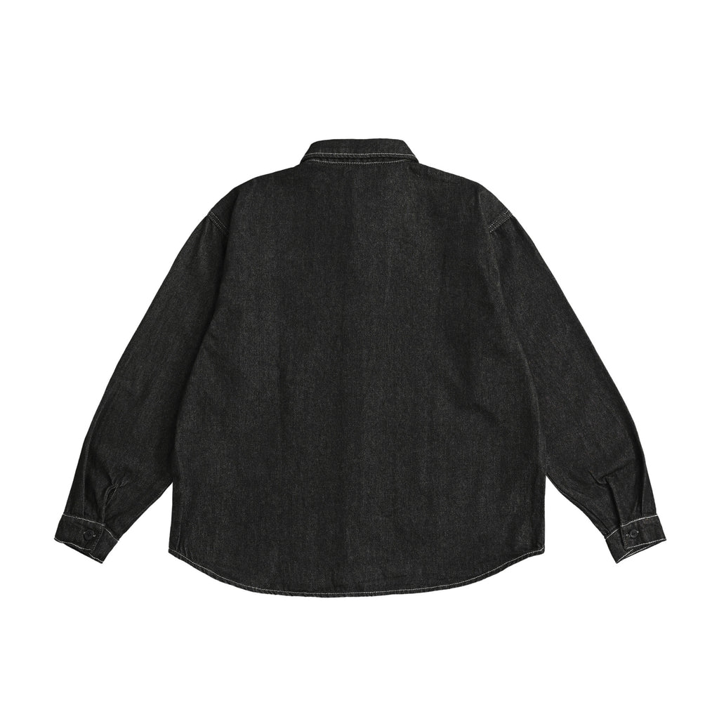 Washed Denim Shirt black image