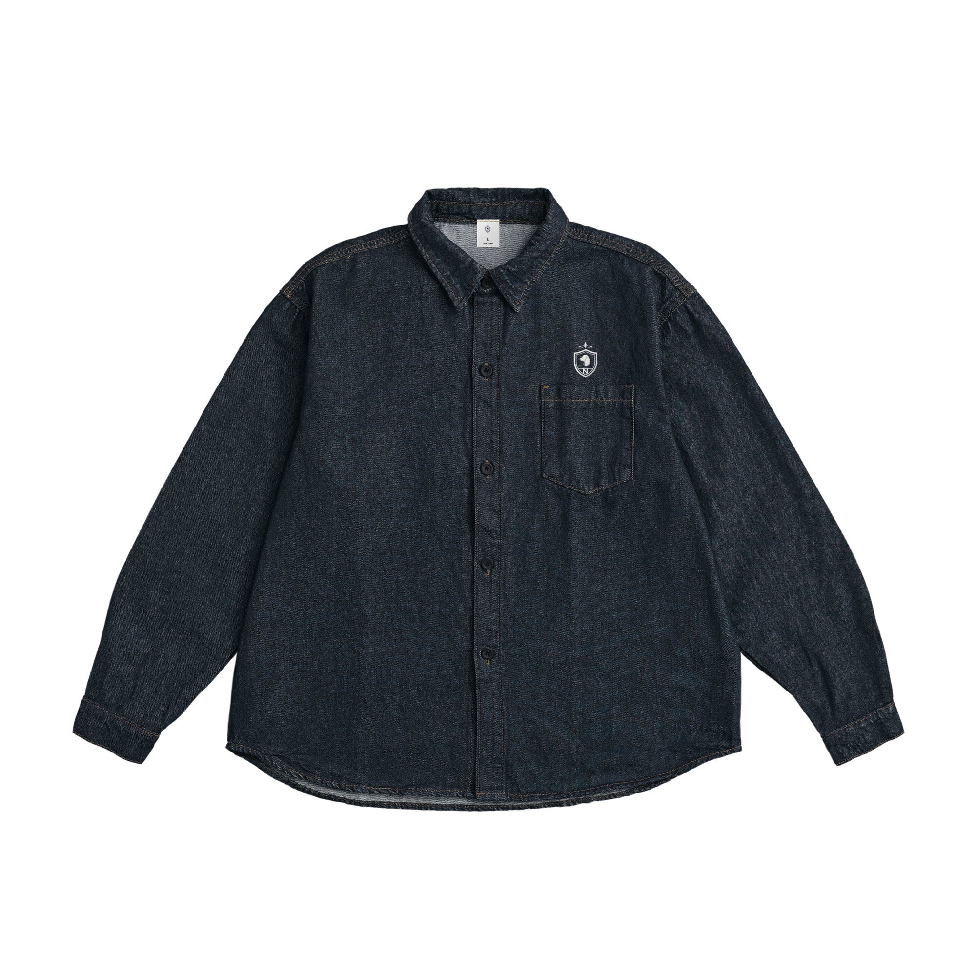 Washed Denim Shirt indigo image