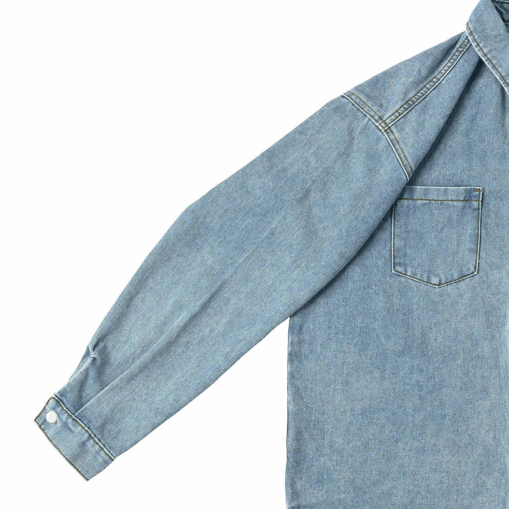 Washed Denim Shirt light-blue image