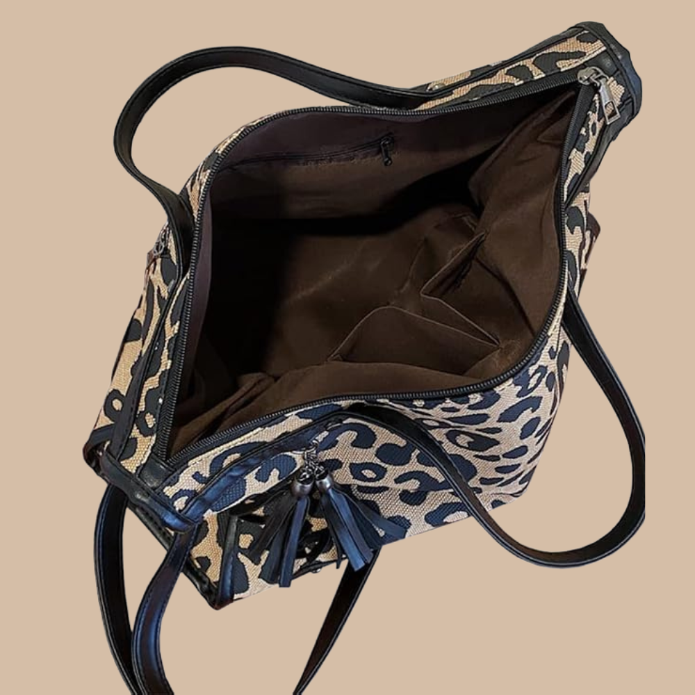 Tote Bag with Tassel Detail N182