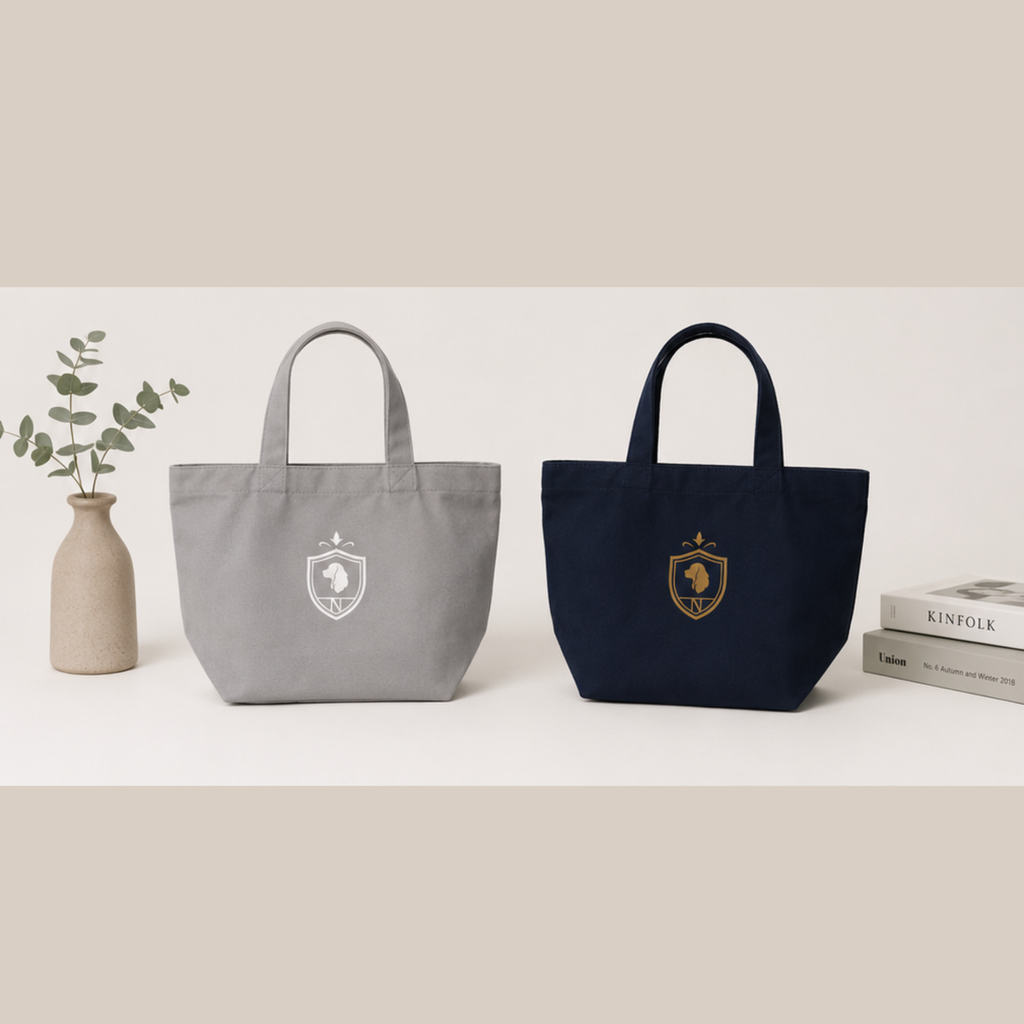 Crest Canvas mini Tote