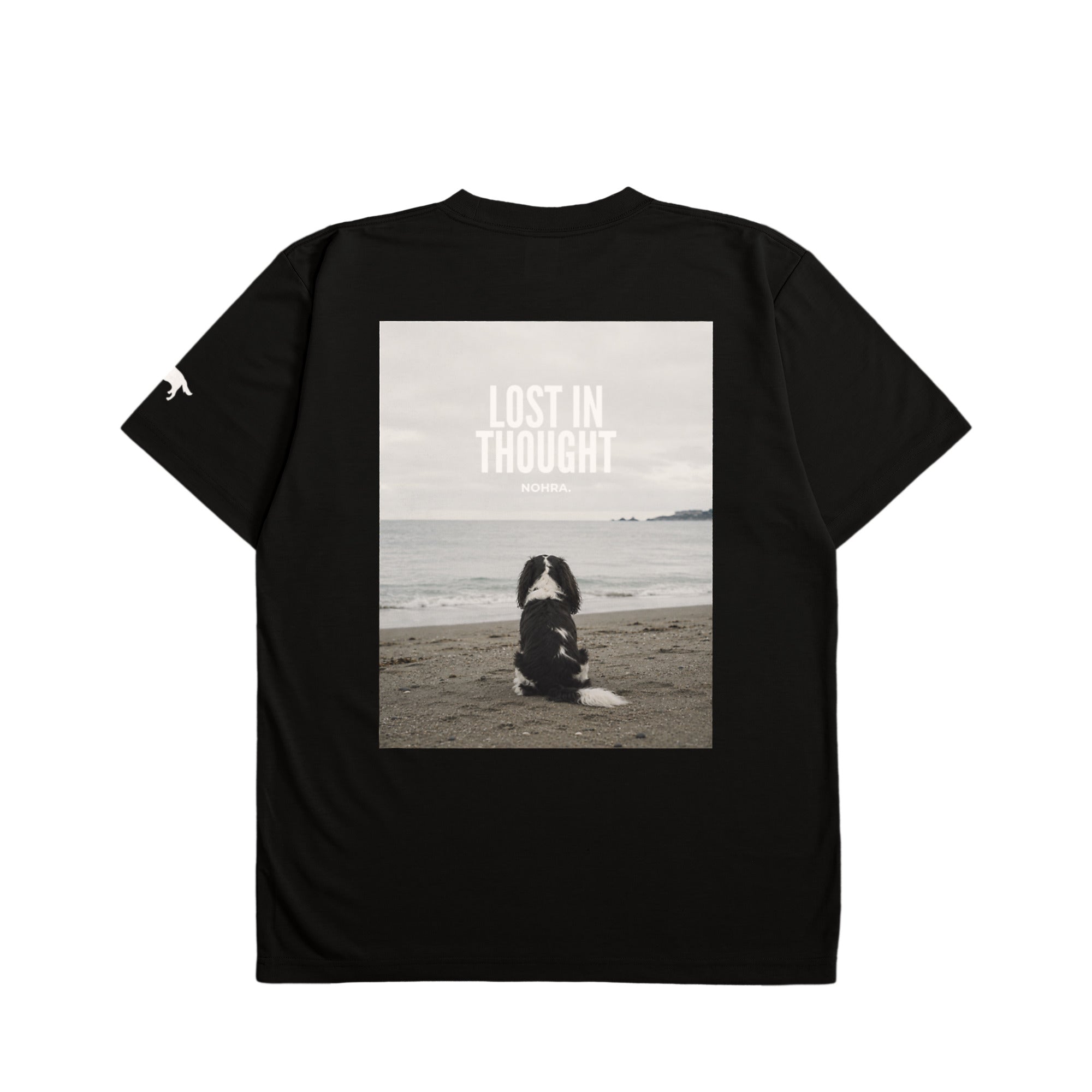 Lost in Thought Tee black image