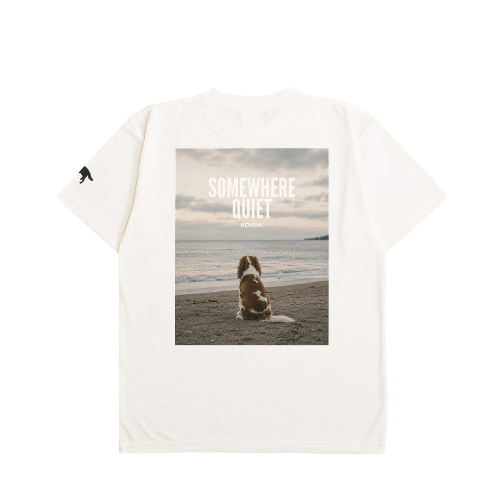 Somewhere Quiet Tee（サムウェア クワイエット Tee） organic-white image
