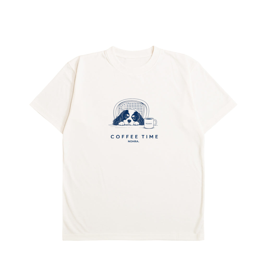 coffe time Tee organic-white image