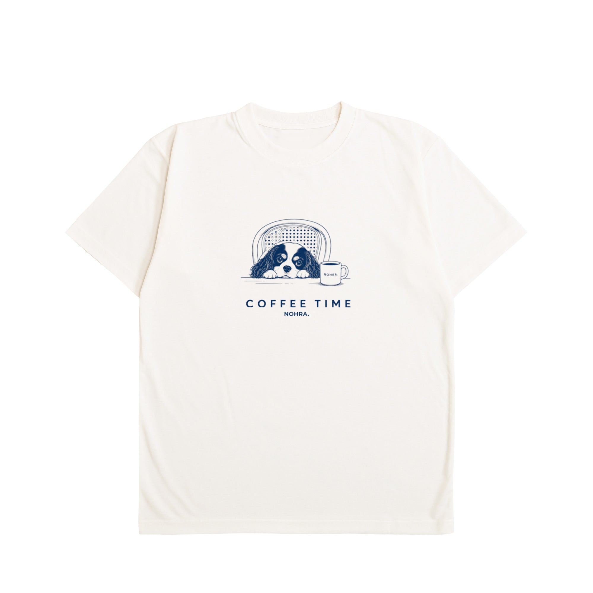 coffe time Tee organic-white image