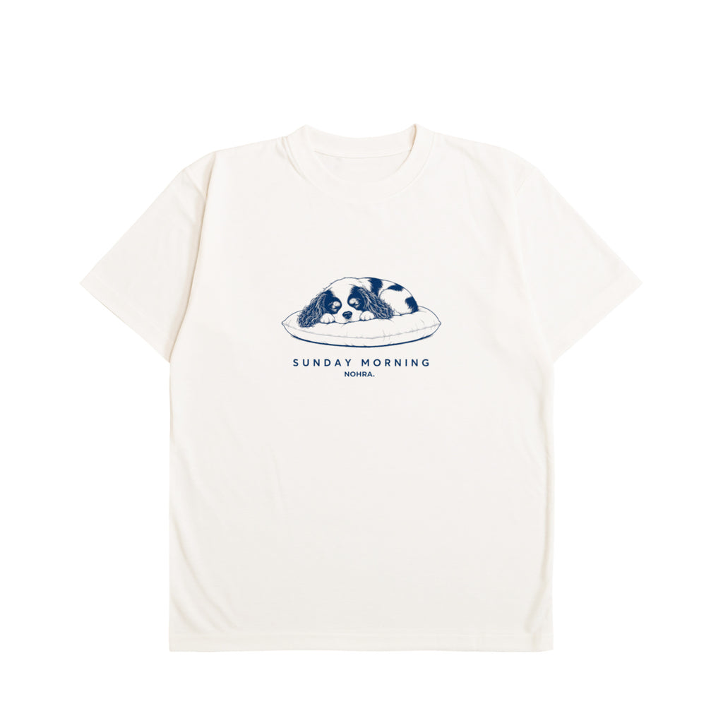 Sunday morning sleep Tee organic-white image
