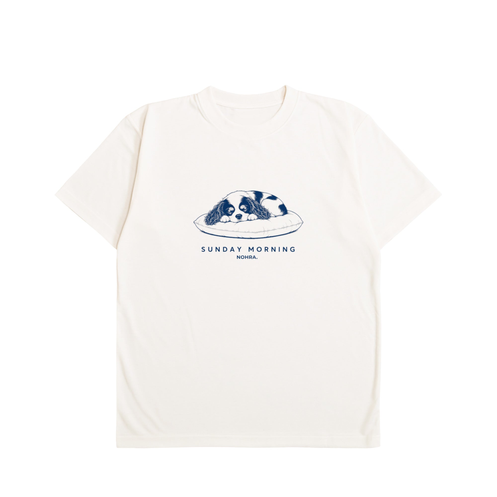 Sunday morning sleep Tee organic-white image