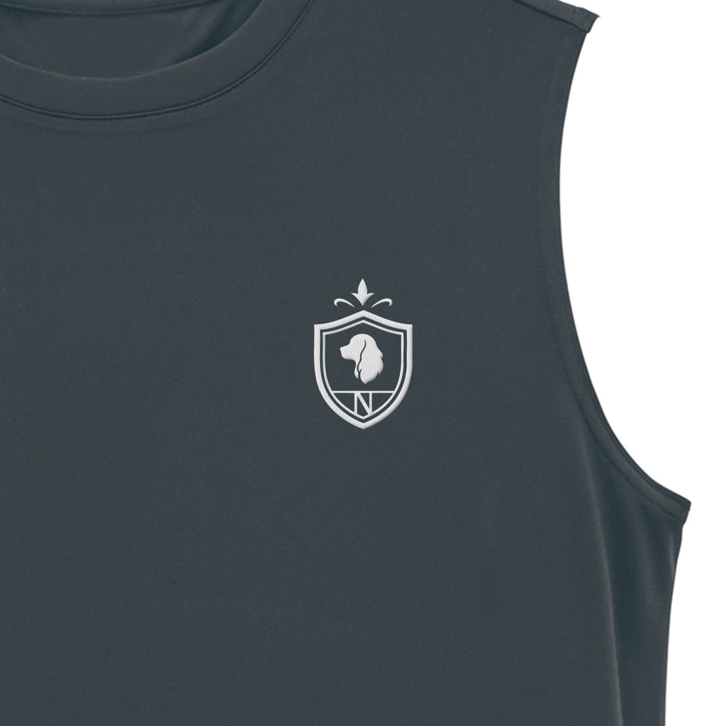 Crest Active Sleeveless Tee【4colors】 grayish-green image