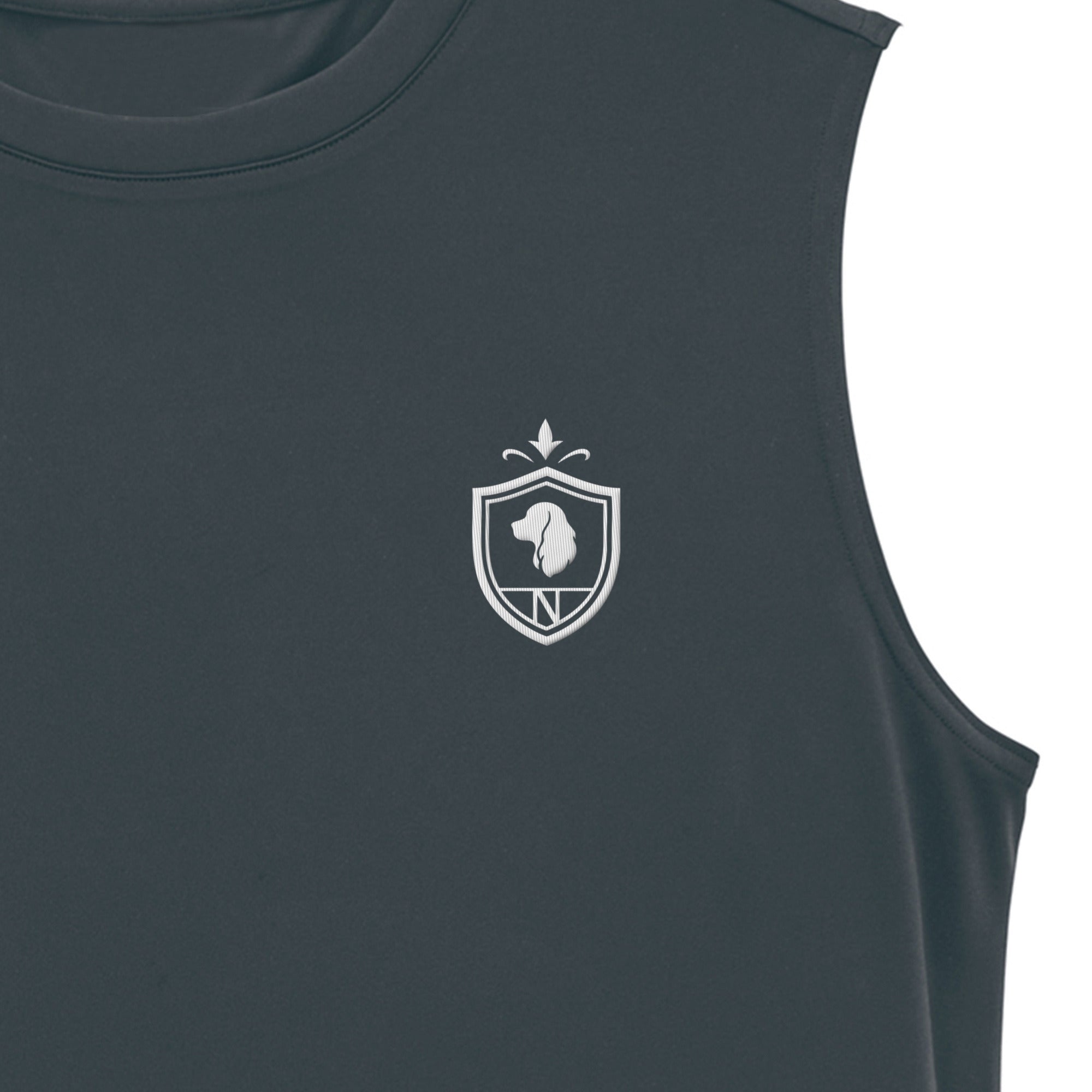 Crest Active Sleeveless Tee【4colors】 grayish-green image