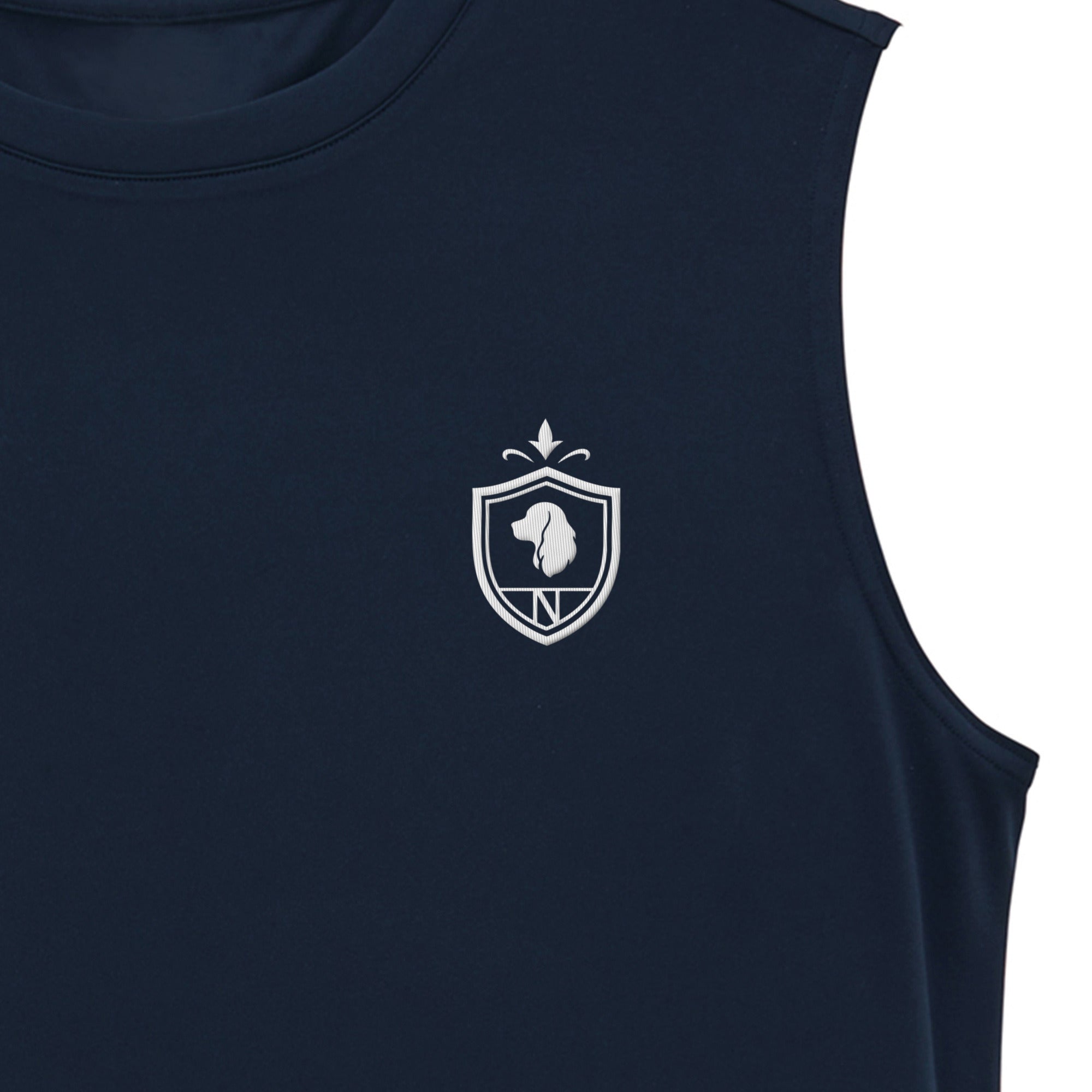 Crest Active Sleeveless Tee【4colors】 navy image