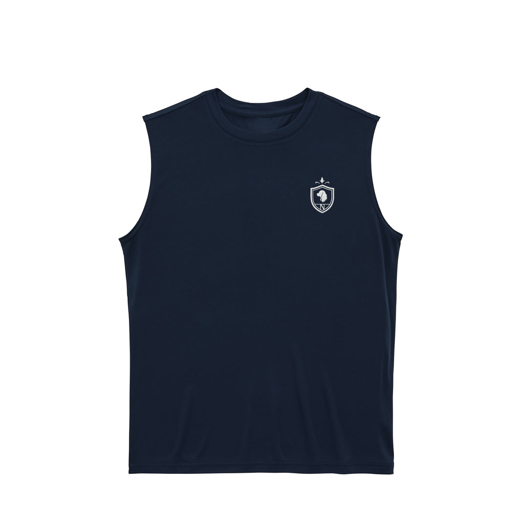 Crest Active Sleeveless Tee【4colors】 navy image