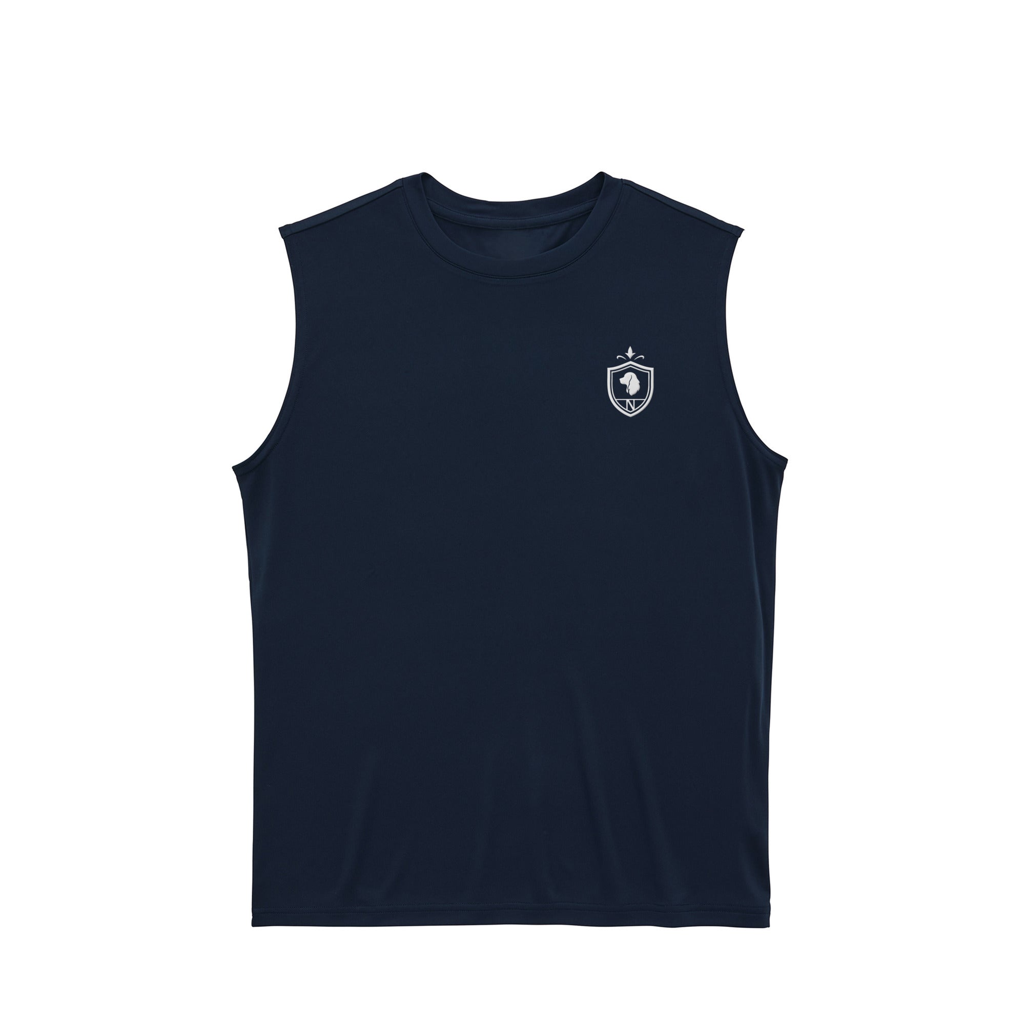 Crest Active Sleeveless Tee【4colors】 navy image