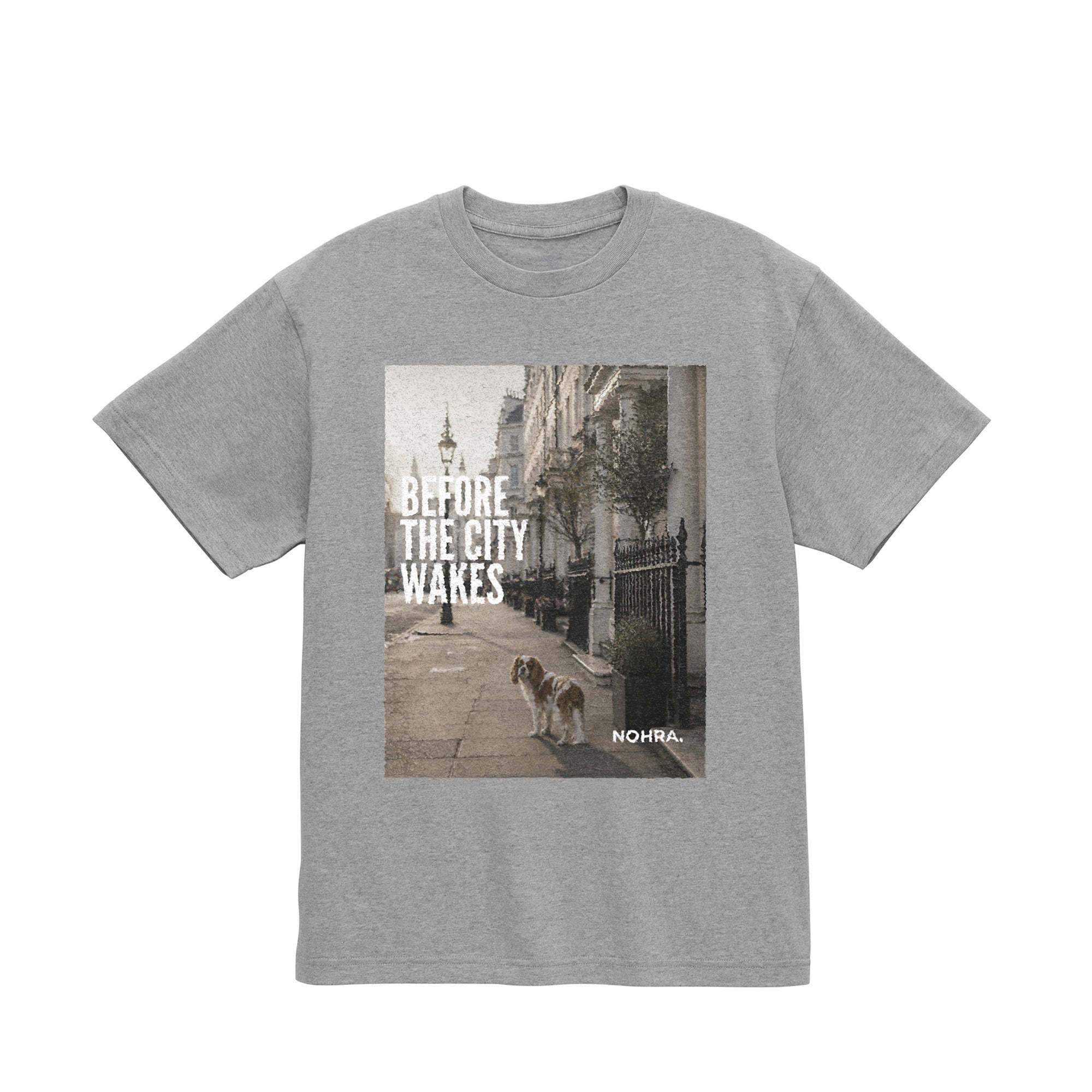 Before the City Wakes Tee mixed-gray image