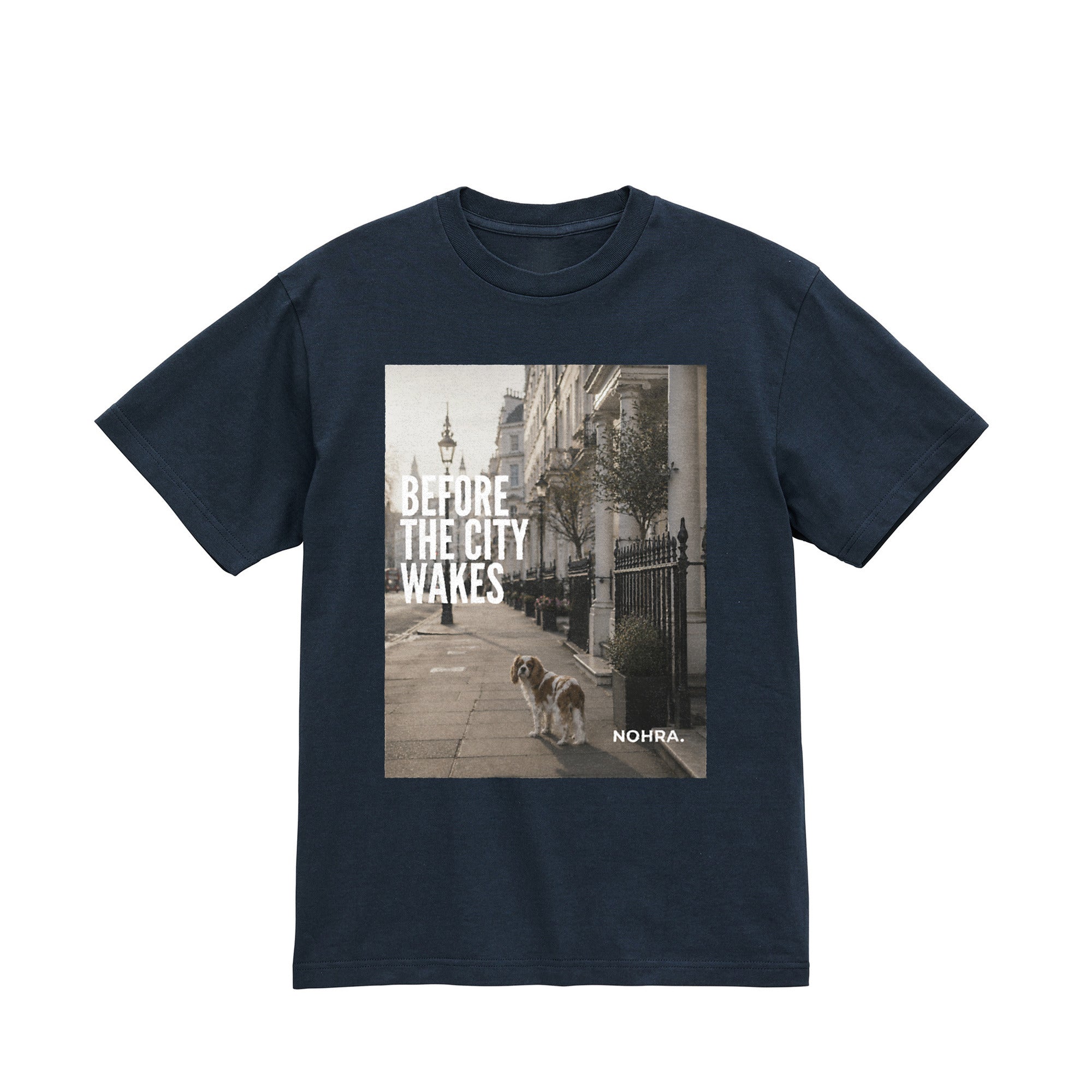 Before the City Wakes Tee navy image