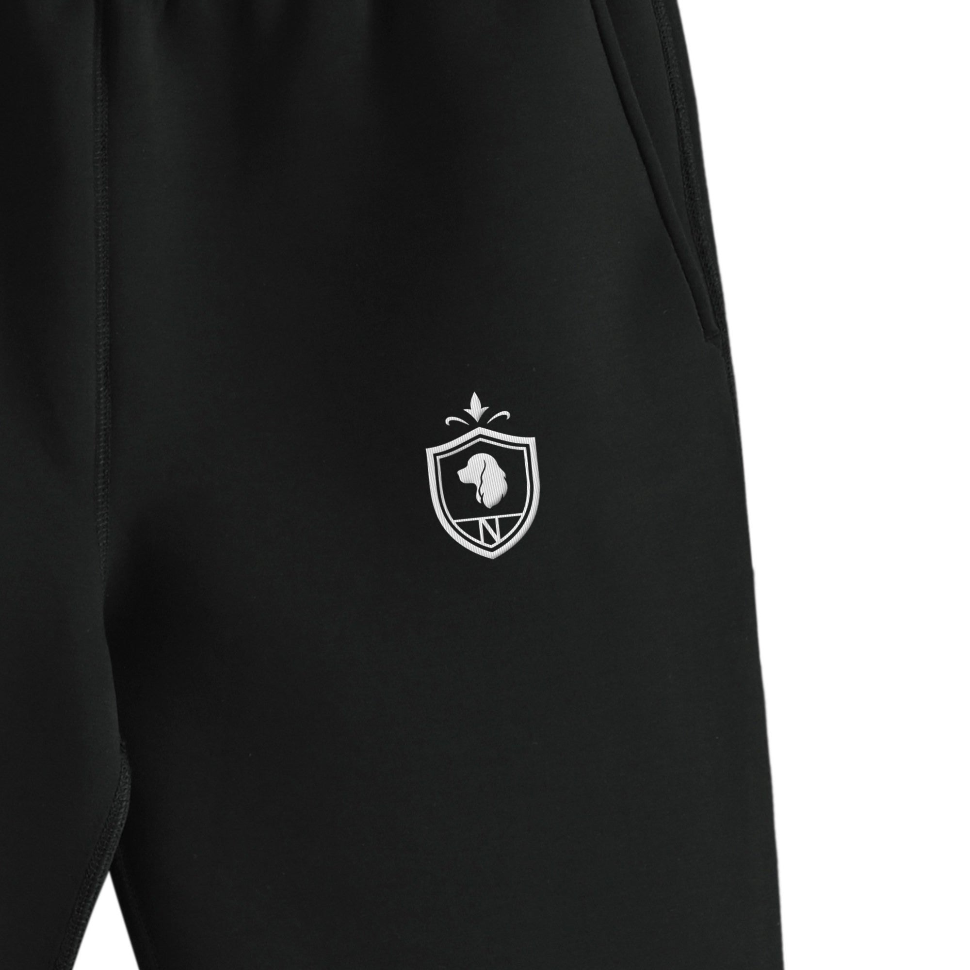 Textured Jogger Pants【3colors】 black image