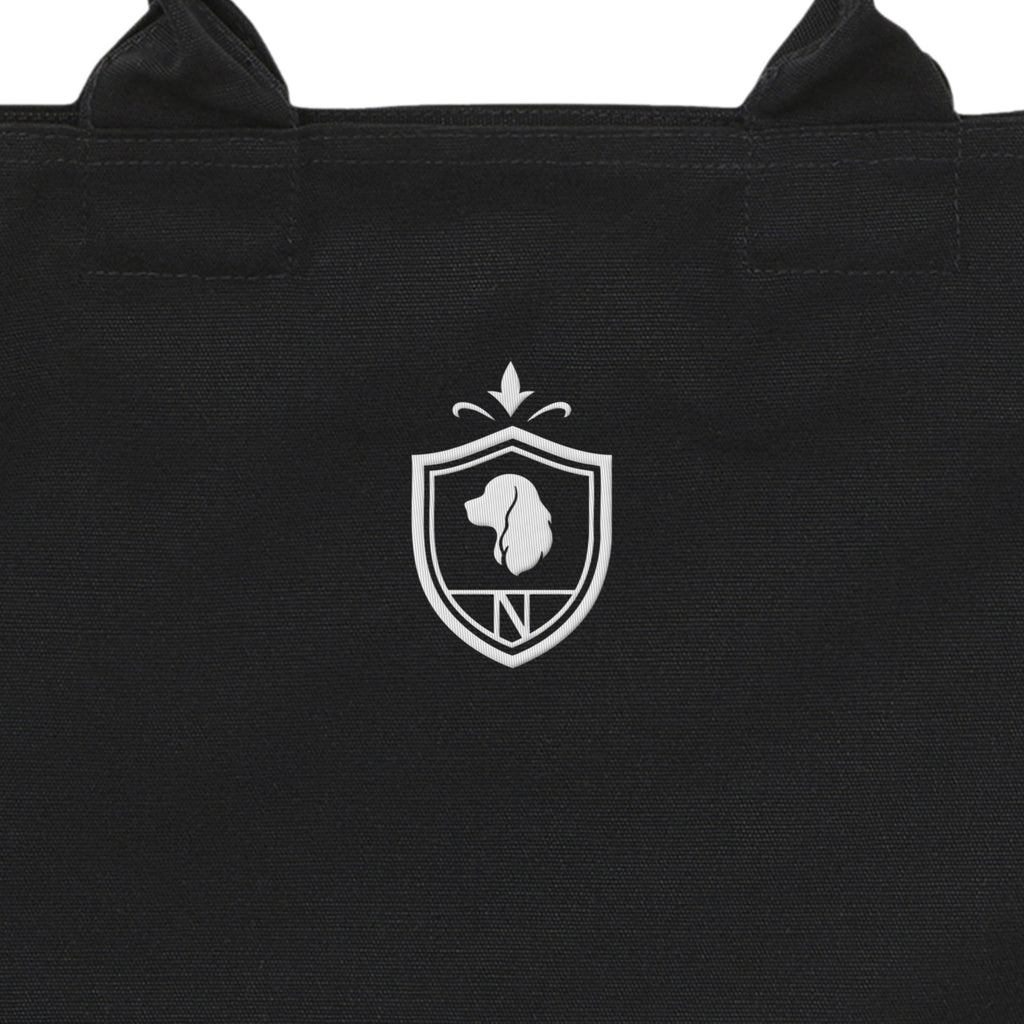 Crest Zip Tote Bag【3colors】 black image