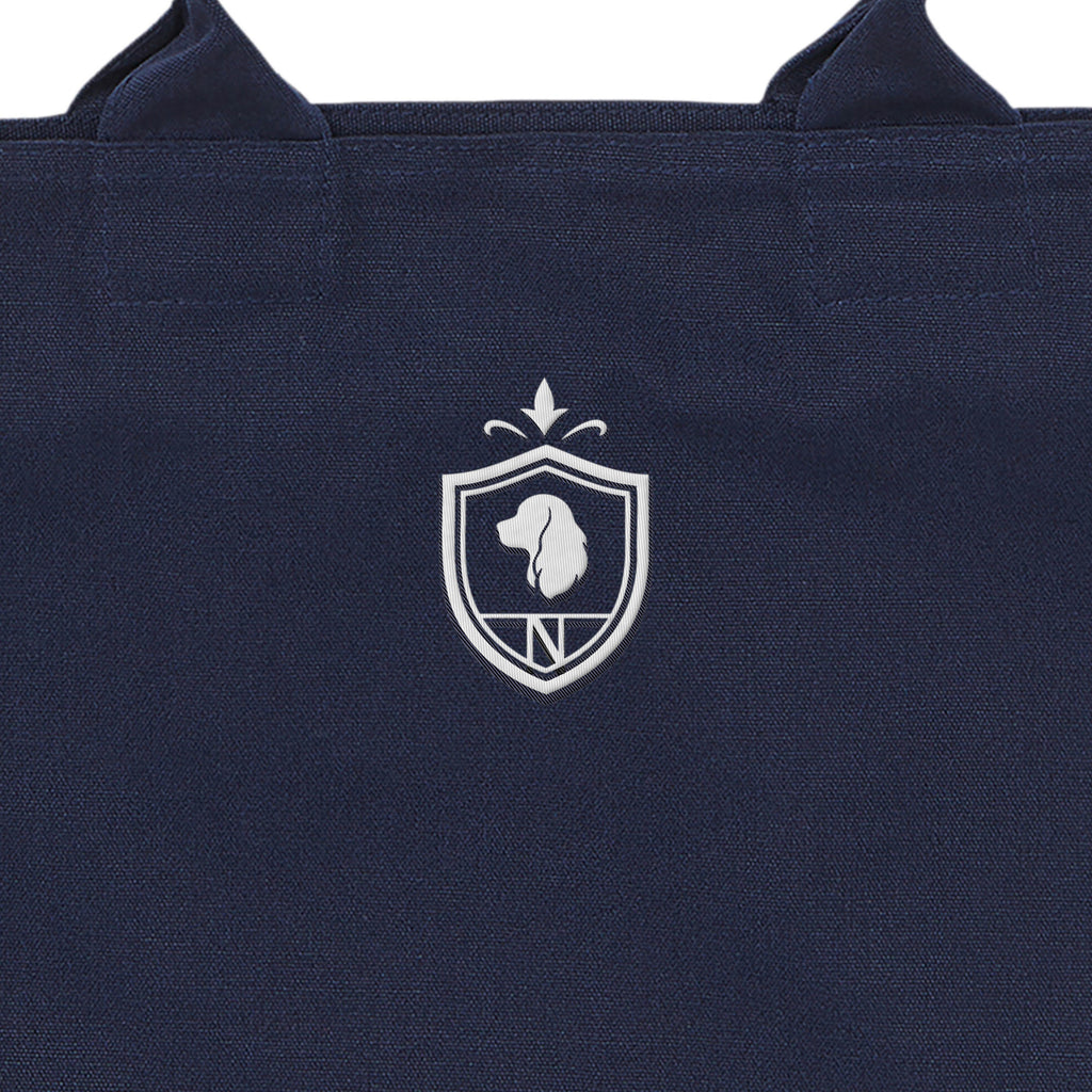 Crest Zip Tote Bag【3colors】 navy image