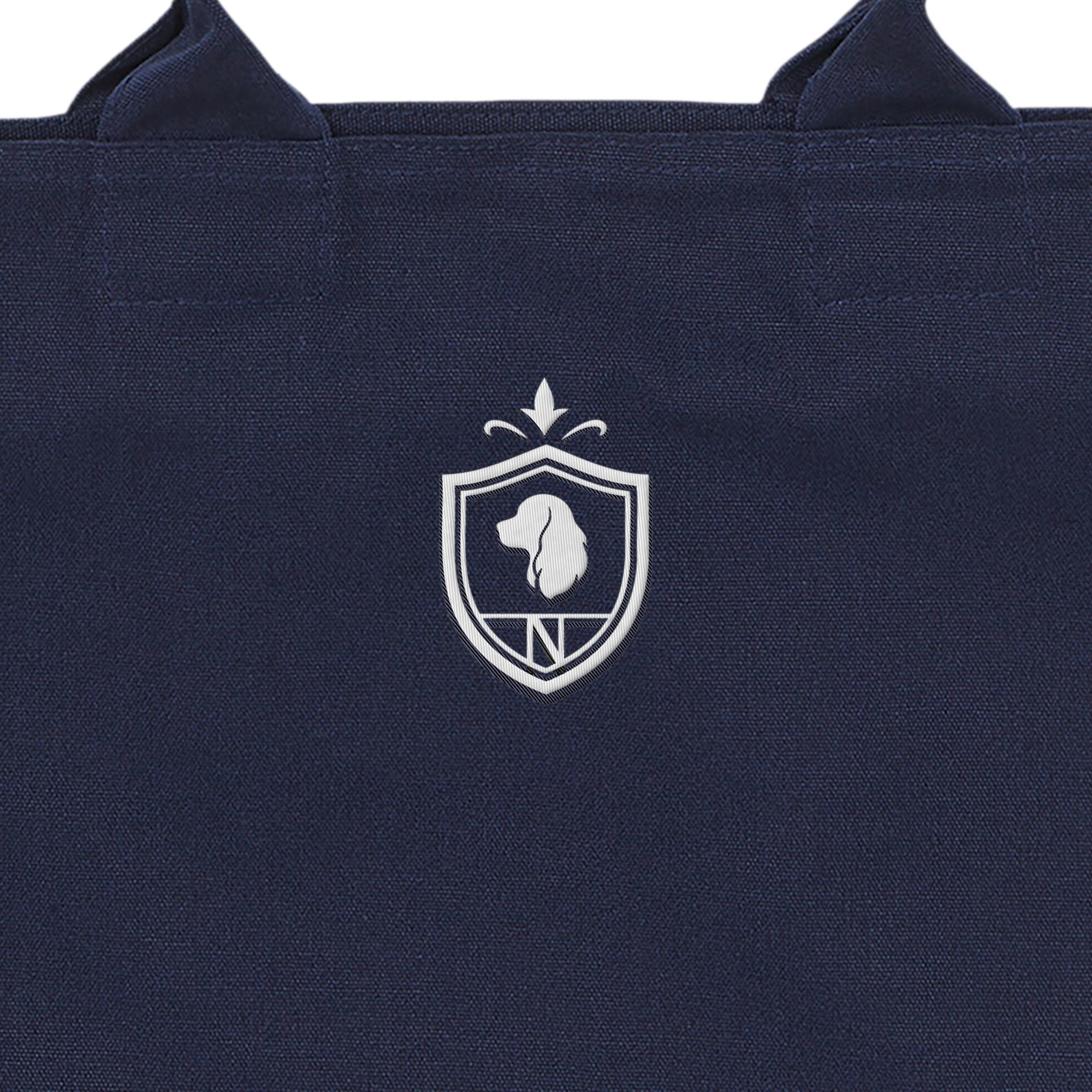 Crest Zip Tote Bag【3colors】 navy image
