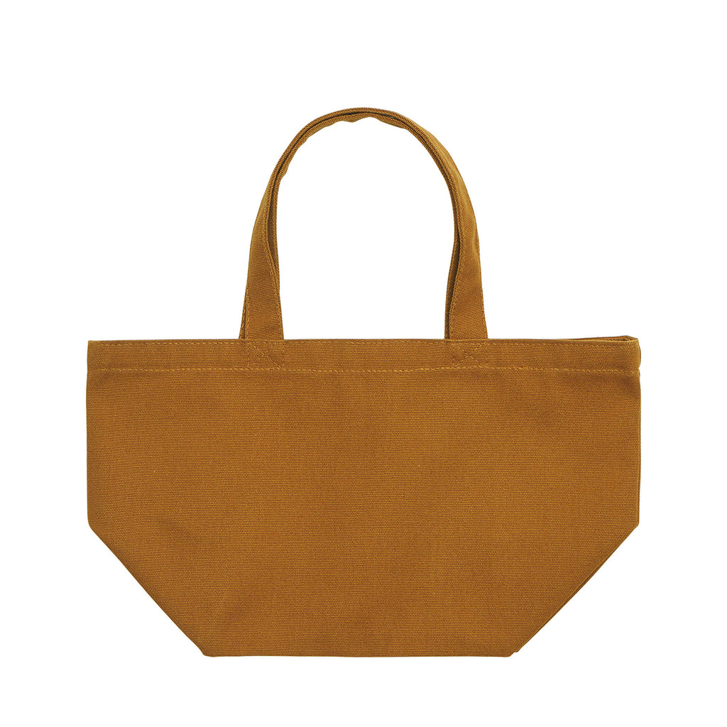 Crest Canvas mini Tote  camel image