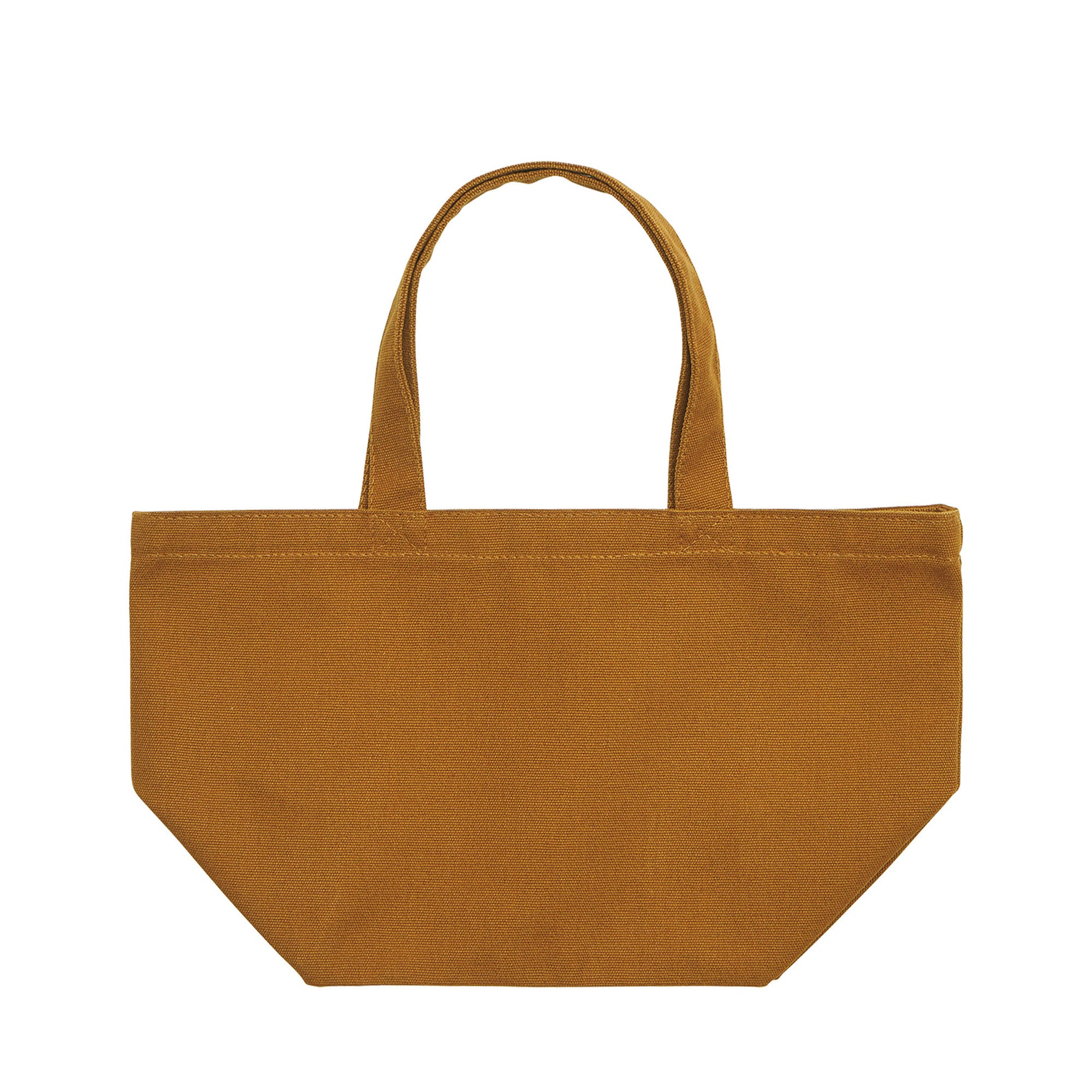 Crest Canvas mini Tote  camel image