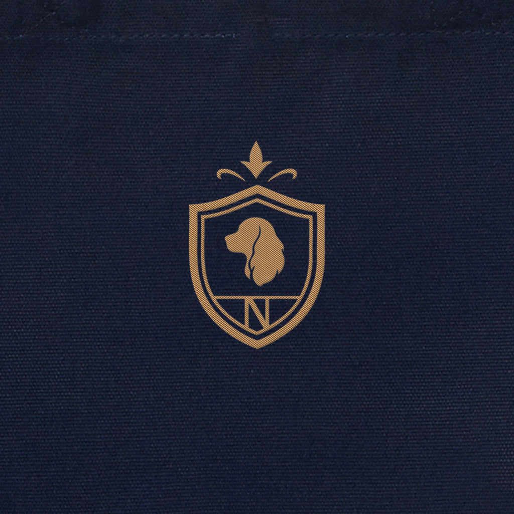 Crest Canvas mini Tote  navy image