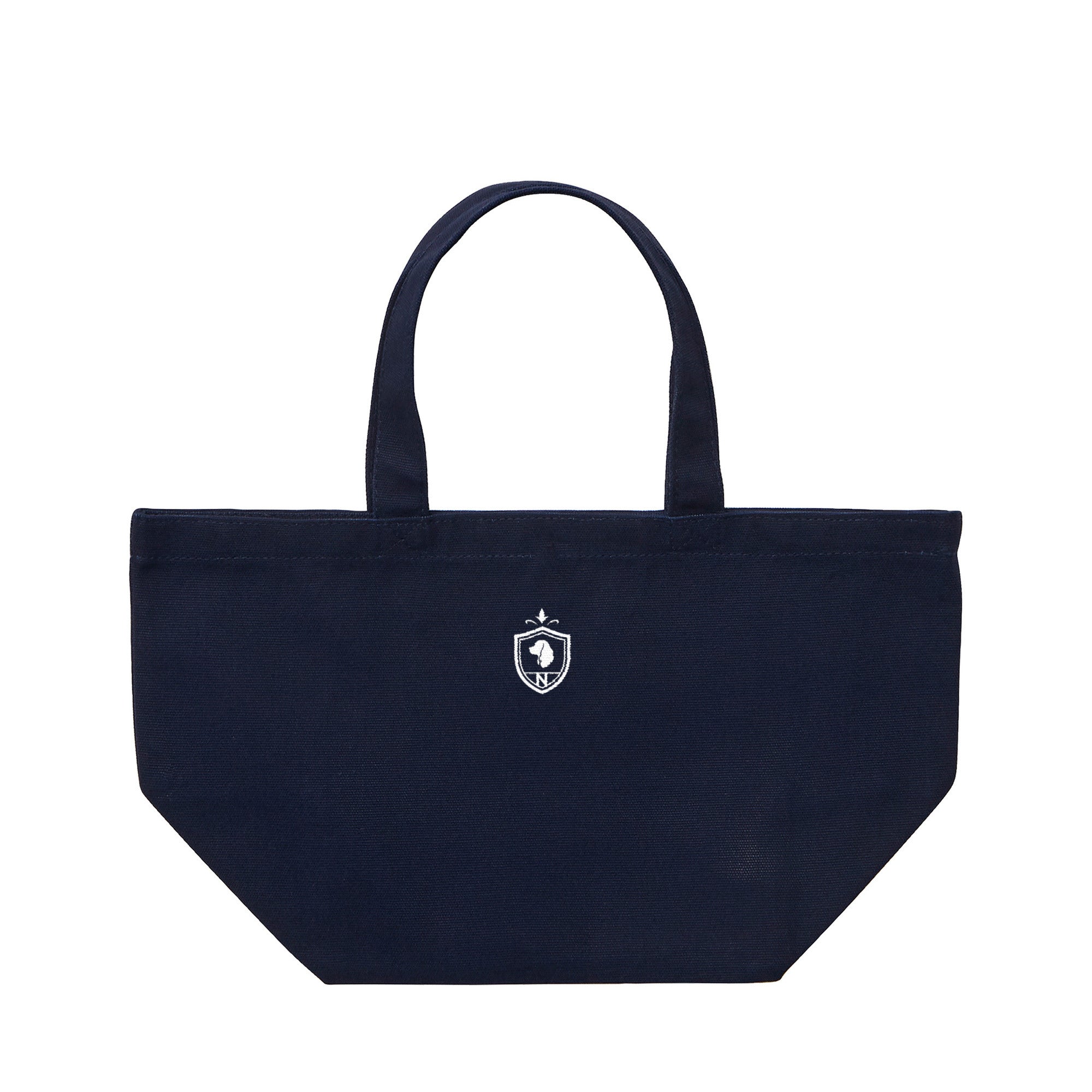 Crest Canvas mini Tote navy image