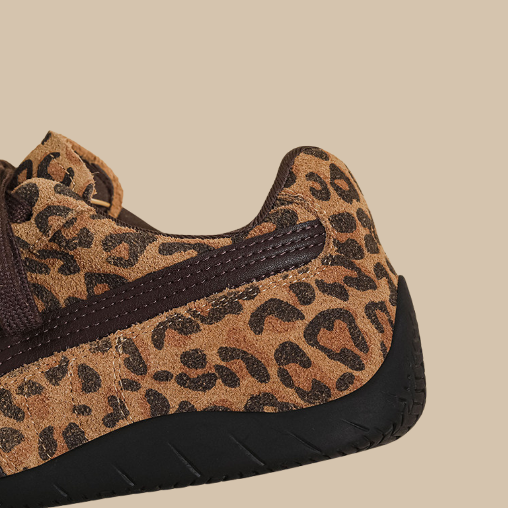 Leather Platform Trainer Shoes N185