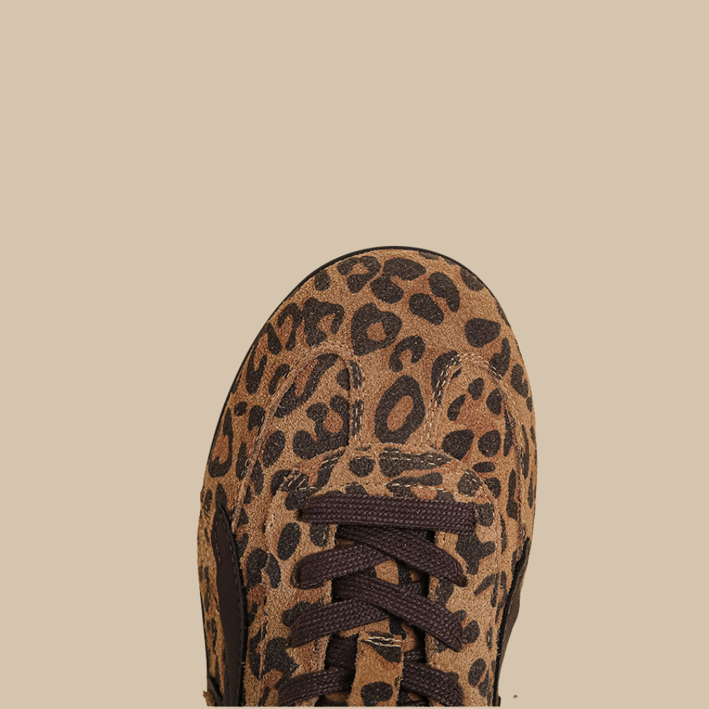 Leather Platform Trainer Shoes N185