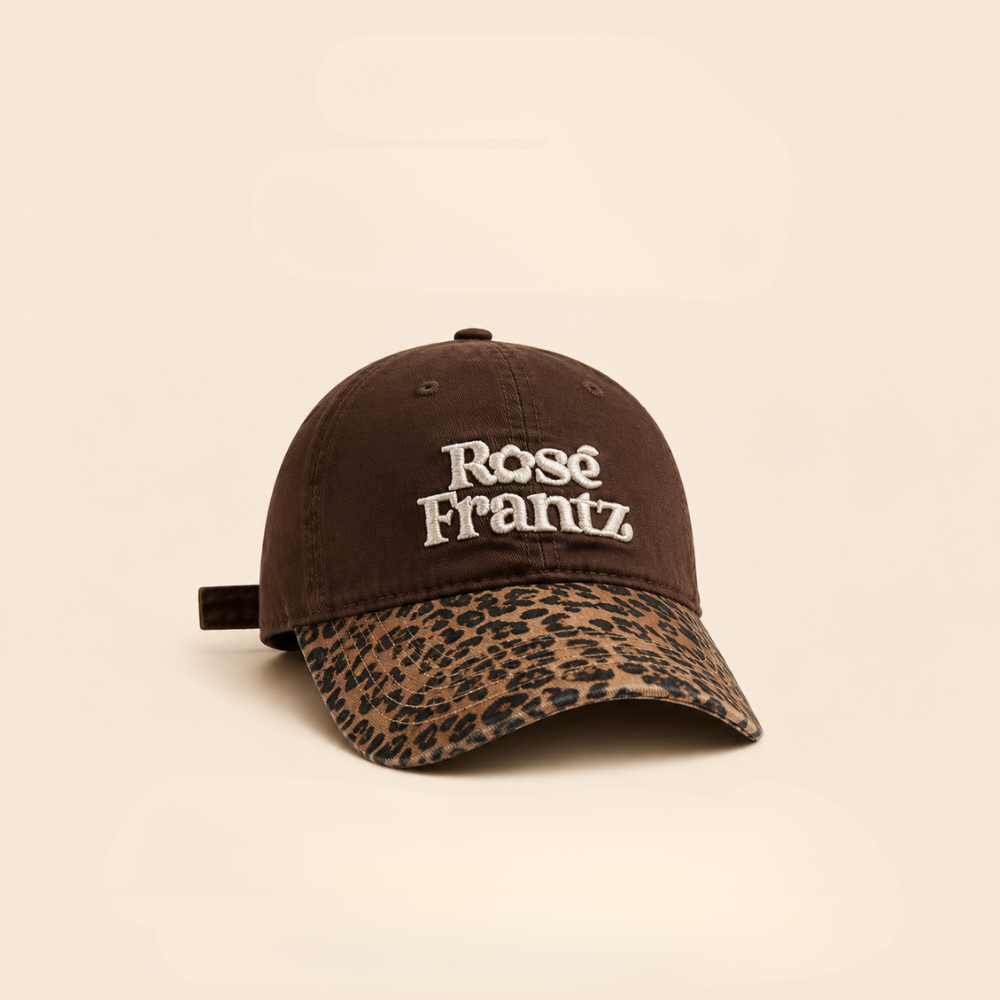 Urban Leopard Embroidery Cap　N198