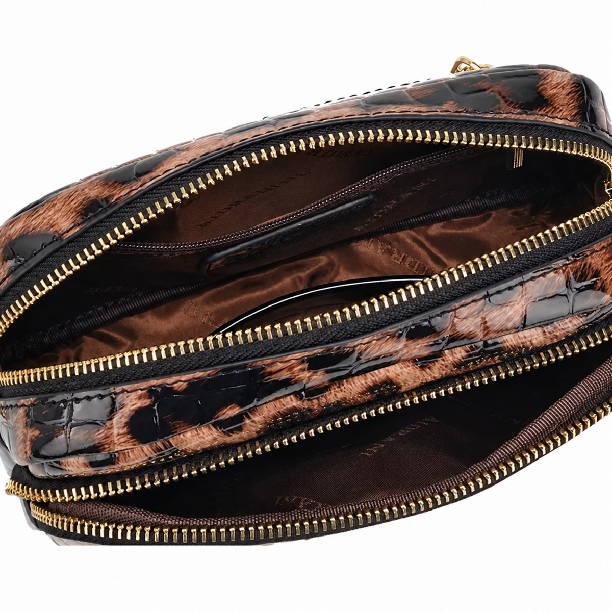 Gloss Leopard Mini Shoulder N217