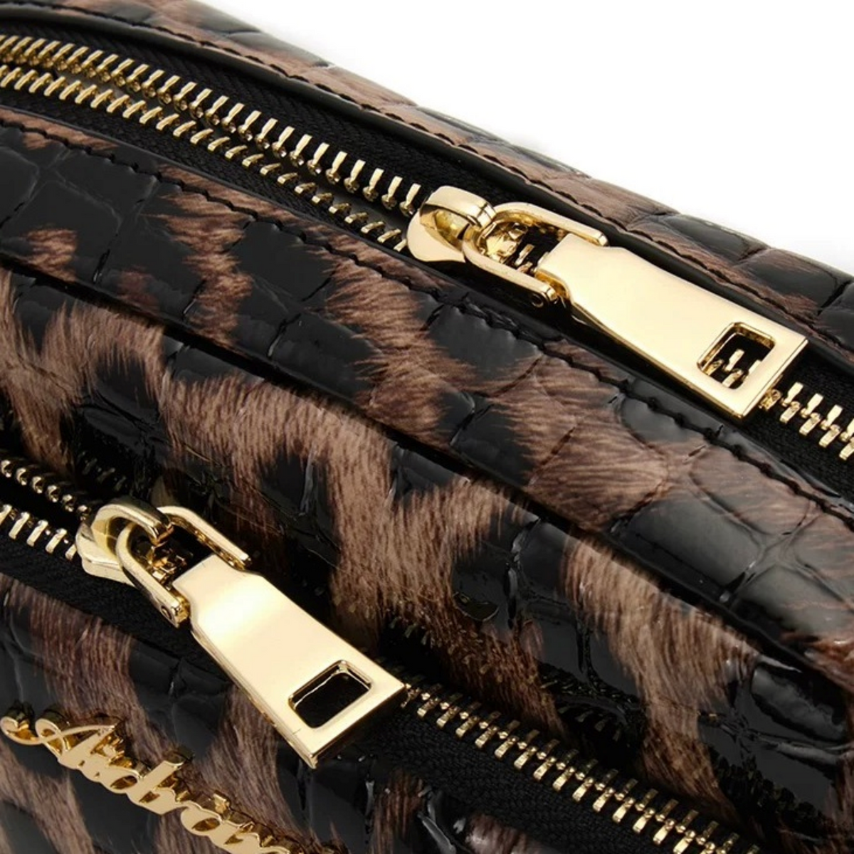 Gloss Leopard Mini Shoulder N217
