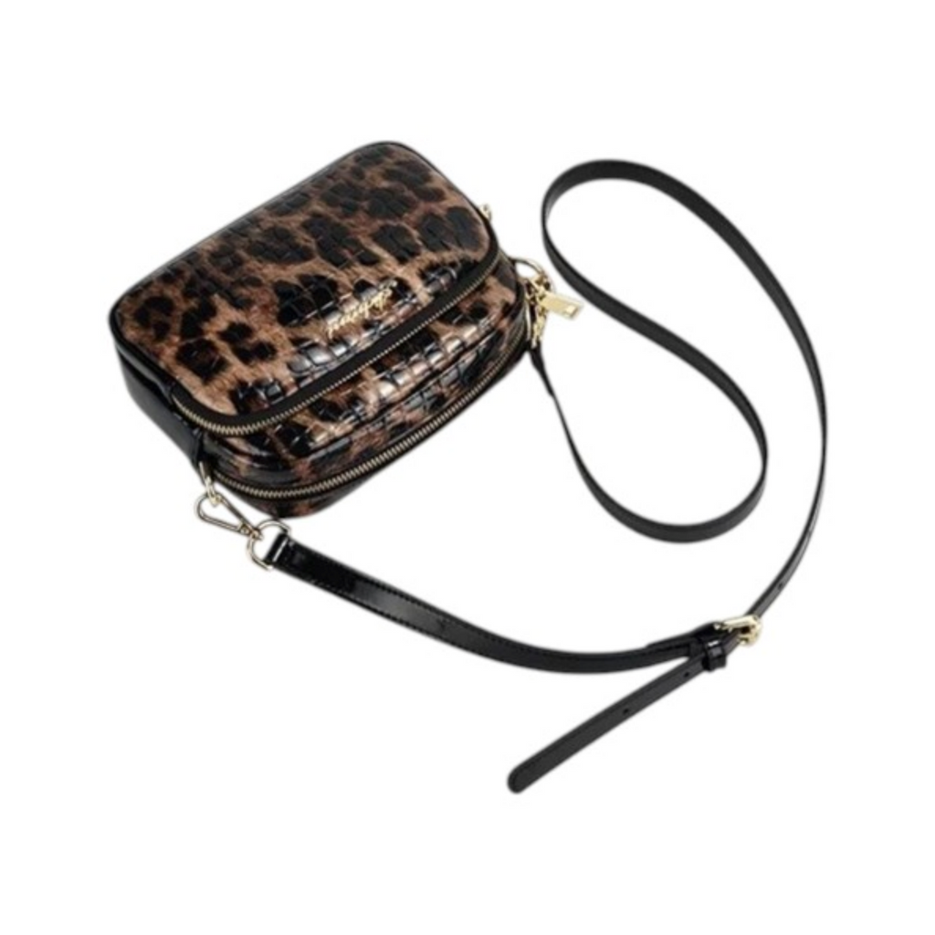 Gloss Leopard Mini Shoulder N217